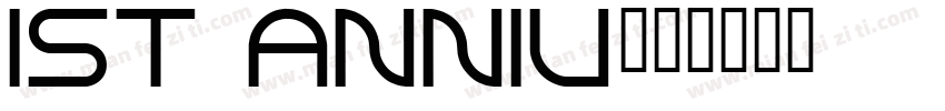 1st ANNIV字体转换